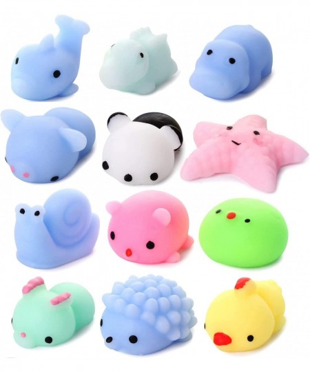 12 Pcs Squishies Squishy Toy Party Favors for Kids Gift Mochi Squishy Toy for Easter Basket Stuffers Egg Fillers Birthday Cla...