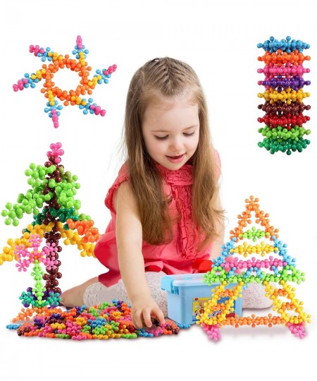 Building Blocks Kids STEM Toys 200Pcs | 9 Colors of Building Toys | Educational for Preschool Kids Age 3+ | Interlocking Soli...