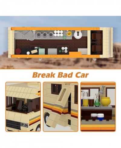 Break Bad Car Building Blocks Creative House Van Building Bricks Kit Model for Gifts Educational DIY Building Set Toy for Dec...