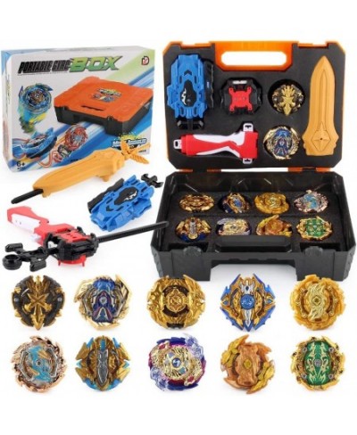 Bey Battling Top Burst Gyro Toy Set Combat Battling Game 10 Spinning Tops 3 Launchers with Portable Storage Box Gift for Kids...