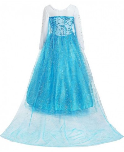 Little Girls Snow Princess Fancy Dress Queen Costume Blue $43.97 - Kids' Costumes