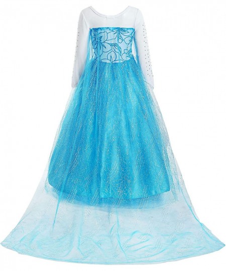 Little Girls Snow Princess Fancy Dress Queen Costume Blue $43.97 - Kids' Costumes