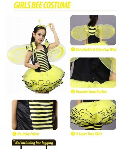 Bumble Bee Costume Princess Fancy Dress Up(Tutu Wings Antenna) $49.62 - Kids' Costumes