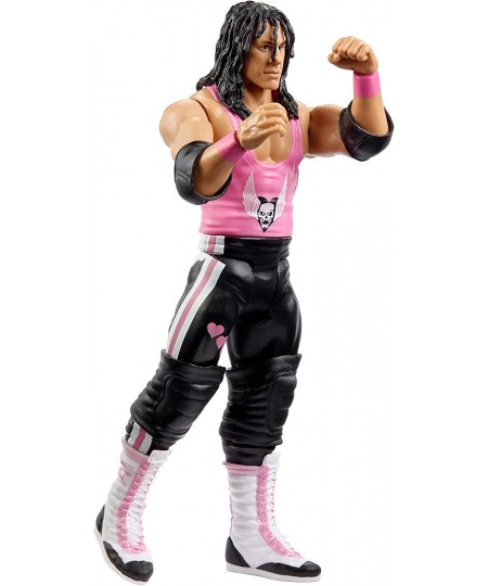 WWE SummerSlam Bret Hitman Hart Action Figure in 6-inch Scale with Articulation & Ring Gear Series 97 $45.78 - Action Figures