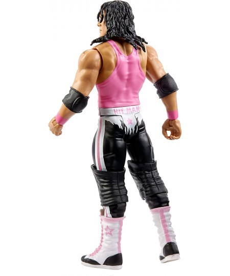 WWE SummerSlam Bret Hitman Hart Action Figure in 6-inch Scale with Articulation & Ring Gear Series 97 $45.78 - Action Figures