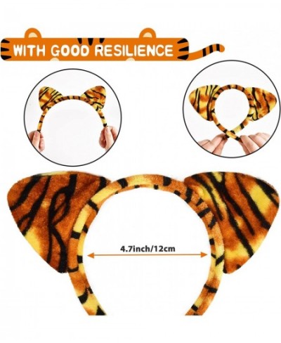 5 Pcs Tiger Costume for Kids Accessories Headband Ear Nose Tie Tail Animal Tutu Skirt Halloween Cosplay Party Stage Performan...