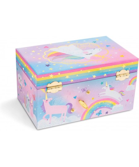 Unicorn Music Box & Little Girls Jewelry Set - 3 Unicorn Gifts for Girls $45.29 - Children's Jewelry Boxes