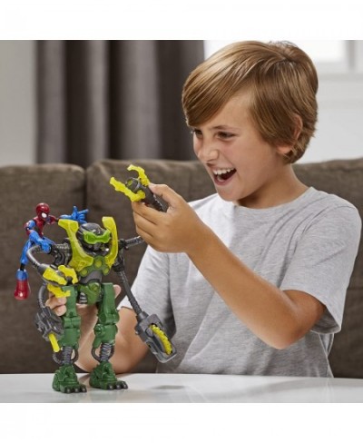 Marvel Bend and Flex Vs. Ock-Bot 6-inch Action Figure 10-Inch Ock-Bot with 2 Projectiles Ages 4 and Up $41.38 - Action Figures