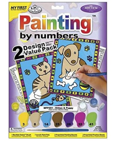 My First Paint by Number Kit 8.75 by 11.375-Inch 2/pkg $25.30 - Craft Kits