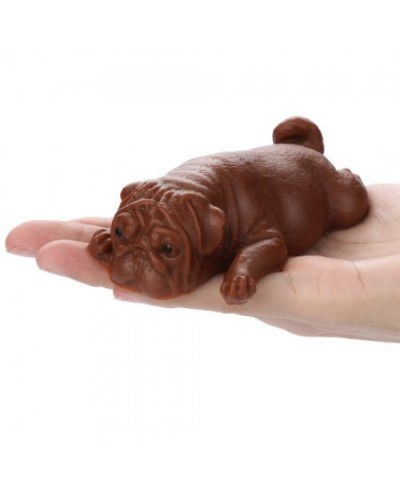 Stress Reliever Toys Mini Cute Mochi Squishy Dog Squeeze Healing Kids Toy Stress Reliever Decor Animal Noverty Toys (Brown) $...