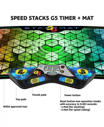 | G5 Stackmat (Timer and Mat) | Accuracy to 0.001 Seconds Batteries Included | Endorsed by Sport Stacking and Cubing associat...