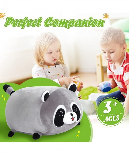 20'' Raccoon Pillow Stuffed Animals Cute Plush Toys Special Day for Kids Birthday Gifts for Boys and Girls Gray $48.79 - Kids...