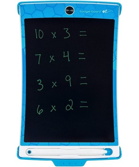 Jot Kids Reusable Writing Tablet with 8.5 in Kids Drawing Board Stylus Built-in Kickstand Hard Protective Cover Ages 4+ Blue ...