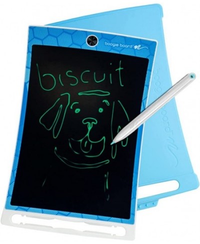 Jot Kids Reusable Writing Tablet with 8.5 in Kids Drawing Board Stylus Built-in Kickstand Hard Protective Cover Ages 4+ Blue ...