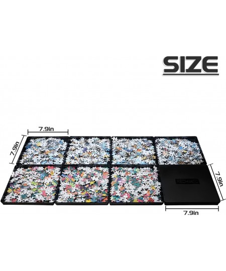 8 Puzzle Sorting Trays with Lid 8x8 Premiunm Puzzle Trays Gift for Puzzles 1000-1500 Pieces $29.41 - Puzzle Accessories