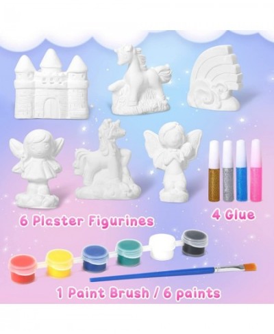 17 Pcs Paint Your Own Castle Arts and Crafts Painting Kit for Kids STEAM Projects Creative Activity DIY Toys Birthday Gifts f...