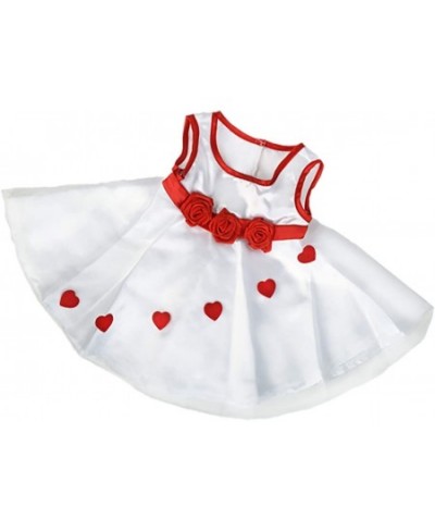 Adorable Hearts Dress (16") Teddy Bear Clothes Outfit Fits Most 14" - 18" Build-a-Bear and Make Your Own Stuffed Animals $34....