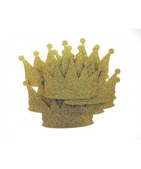 EVA Foam Gold Silver Glitter Royal Crown Tiara Cut Out Birthday Event Party Baby Shower $17.09 - Kids' Party Hats