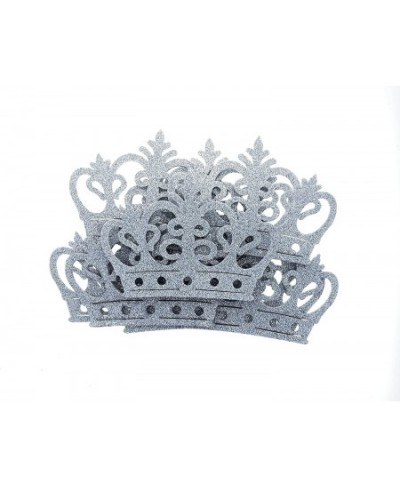 EVA Foam Gold Silver Glitter Royal Crown Tiara Cut Out Birthday Event Party Baby Shower $17.09 - Kids' Party Hats