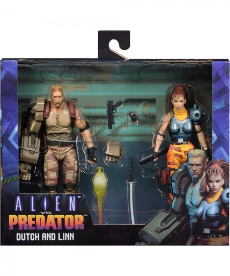 Alien vs Predator (Arcade Appearance) - 7” Scale Action Figures - Dutch & Linn 2-Pack $77.63 - Action Figures