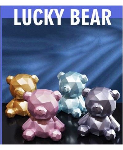 7.1 inch Piggy Bank 3D Geometric Creative Teddy Bear can be Saved & withdrawn Children's Birthday Gift Couple Decoration Cult...