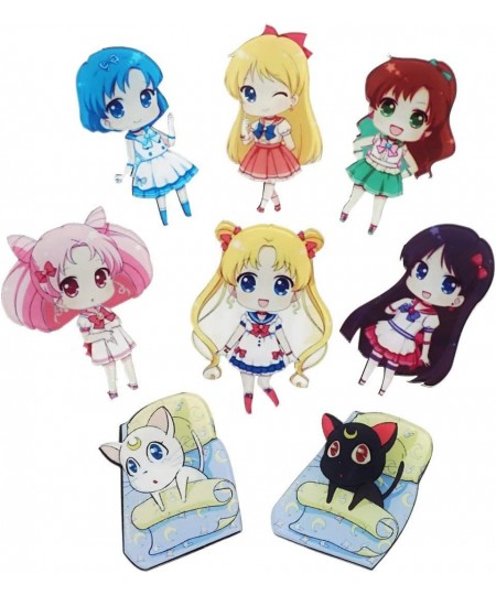 8 Fridge Magnets with Chibi Figures for Anime $22.48 - Magnetic & Felt Playboards