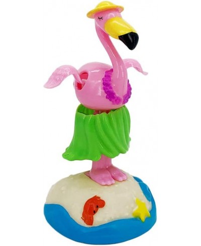 Solar Powered Dancing Hula-Hula Flamingo Dolls Swinging Dress Animated Bobble Dancer Car Decor $17.29 - Solar Power Kits