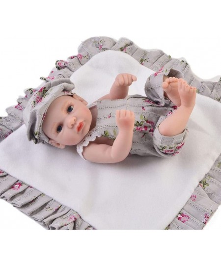 Generic Lace Strap Overalls Rompers Hat Carpet Clothes for 10-11 inch Reborn Doll Girl $22.72 - Doll Accessories