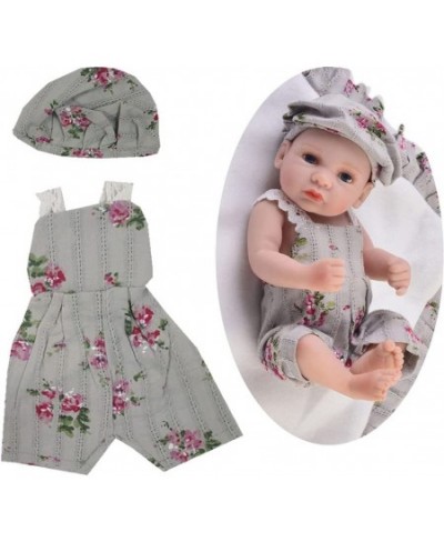 Generic Lace Strap Overalls Rompers Hat Carpet Clothes for 10-11 inch Reborn Doll Girl $22.72 - Doll Accessories