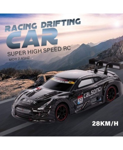 Racing Drift RC Car 1/18 Scale 4WD 2.4GHz Remote Control Car 28km/h High Speed Racing Car for Adults and Kids (Black) $80.23 ...