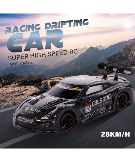 Racing Drift RC Car 1/18 Scale 4WD 2.4GHz Remote Control Car 28km/h High Speed Racing Car for Adults and Kids (Black) $80.23 ...