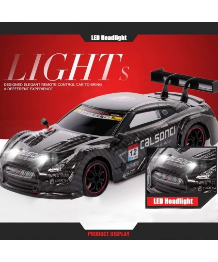 Racing Drift RC Car 1/18 Scale 4WD 2.4GHz Remote Control Car 28km/h High Speed Racing Car for Adults and Kids (Black) $80.23 ...