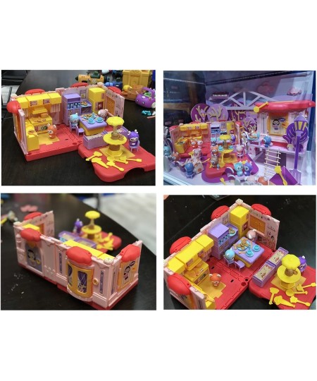 Building Toys Ket Kitchen Playset Hidden Key Rabbit Blind Box Assembling Construction House with Drill Sticker for Kids 3 4 5...