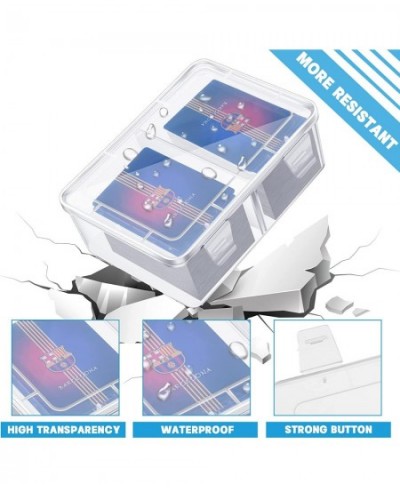 300 Card Storage Box Compatible with MTG TCG Clear Plastic Trading Card Storage Box with Removable Divider Hard Trading Deck ...