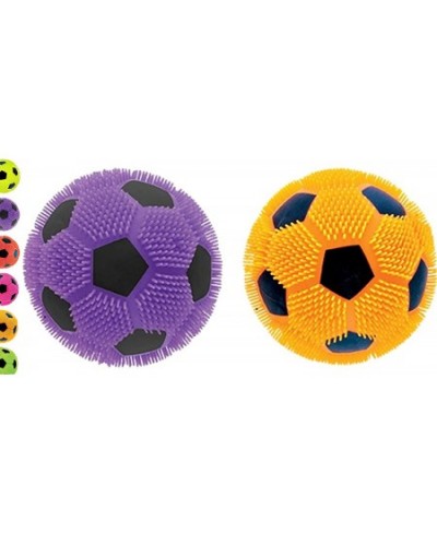 Googly Light-Up Soccer Stress Balls (2 Pack Assorted). Sport Themed Squishy Sensory Balls for Kids and Adults. Party Favor Fi...