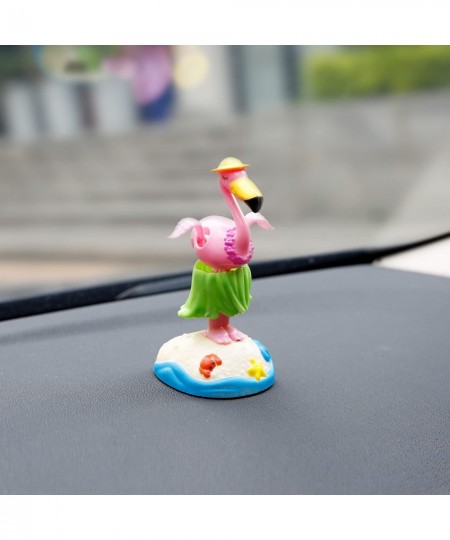 Solar Powered Dancing Hula-Hula Flamingo Dolls Swinging Dress Animated Bobble Dancer Car Decor $17.29 - Solar Power Kits