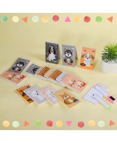 24 Pack Mini Notebooks Dog Themed Party Favor Small Spiral Pocket Notebooks Puppy Animal Notepads Dog Top Bound Memo Books Te...