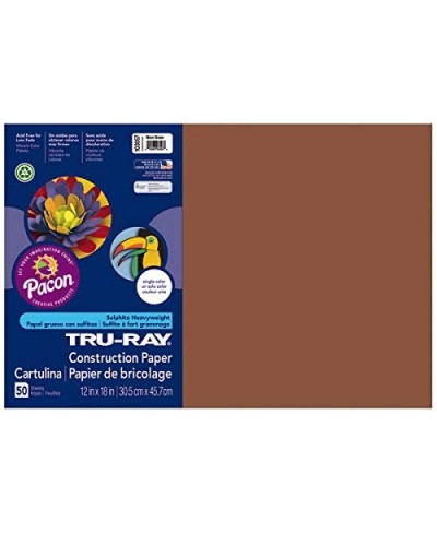 Construction Paper 50% Recycled 12" x 18" Warm Brown Pack of 50 $19.75 - Kids' Drawing & Writing Boards