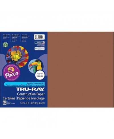 Construction Paper 50% Recycled 12" x 18" Warm Brown Pack of 50 $19.75 - Kids' Drawing & Writing Boards