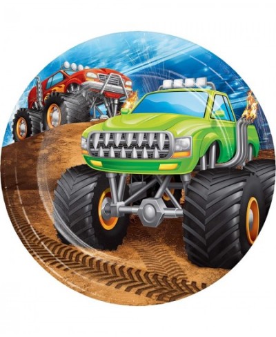 Monster Truck Dessert Plates 24 ct $20.54 - Kids' Party Tableware