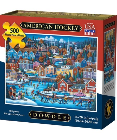 Dowdle Jigsaw Puzzle - American Hockey - 500 Piece $41.20 - Jigsaw Puzzles