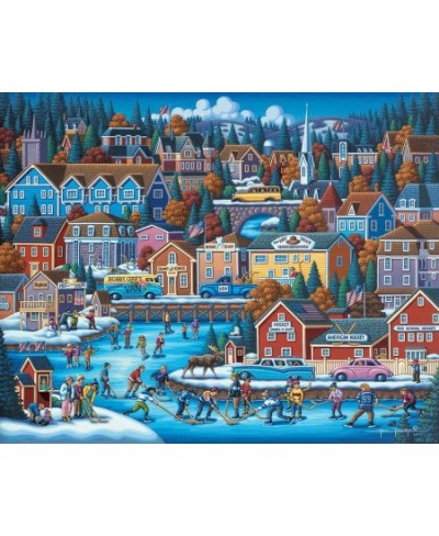 Dowdle Jigsaw Puzzle - American Hockey - 500 Piece $41.20 - Jigsaw Puzzles