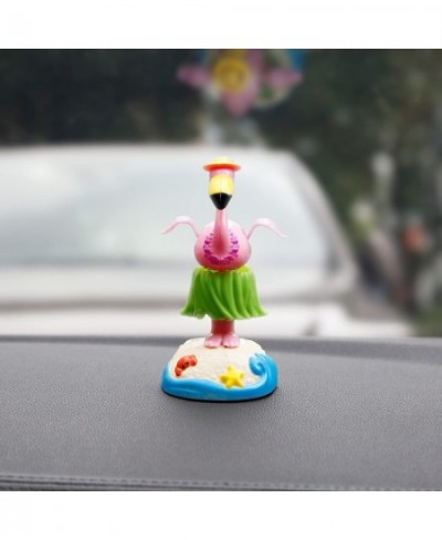 Solar Powered Dancing Hula-Hula Flamingo Dolls Swinging Dress Animated Bobble Dancer Car Decor $17.29 - Solar Power Kits