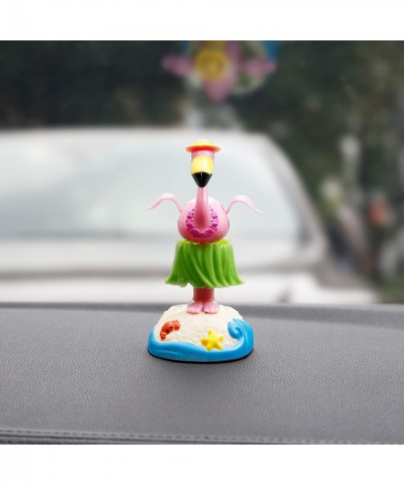 Solar Powered Dancing Hula-Hula Flamingo Dolls Swinging Dress Animated Bobble Dancer Car Decor $17.29 - Solar Power Kits