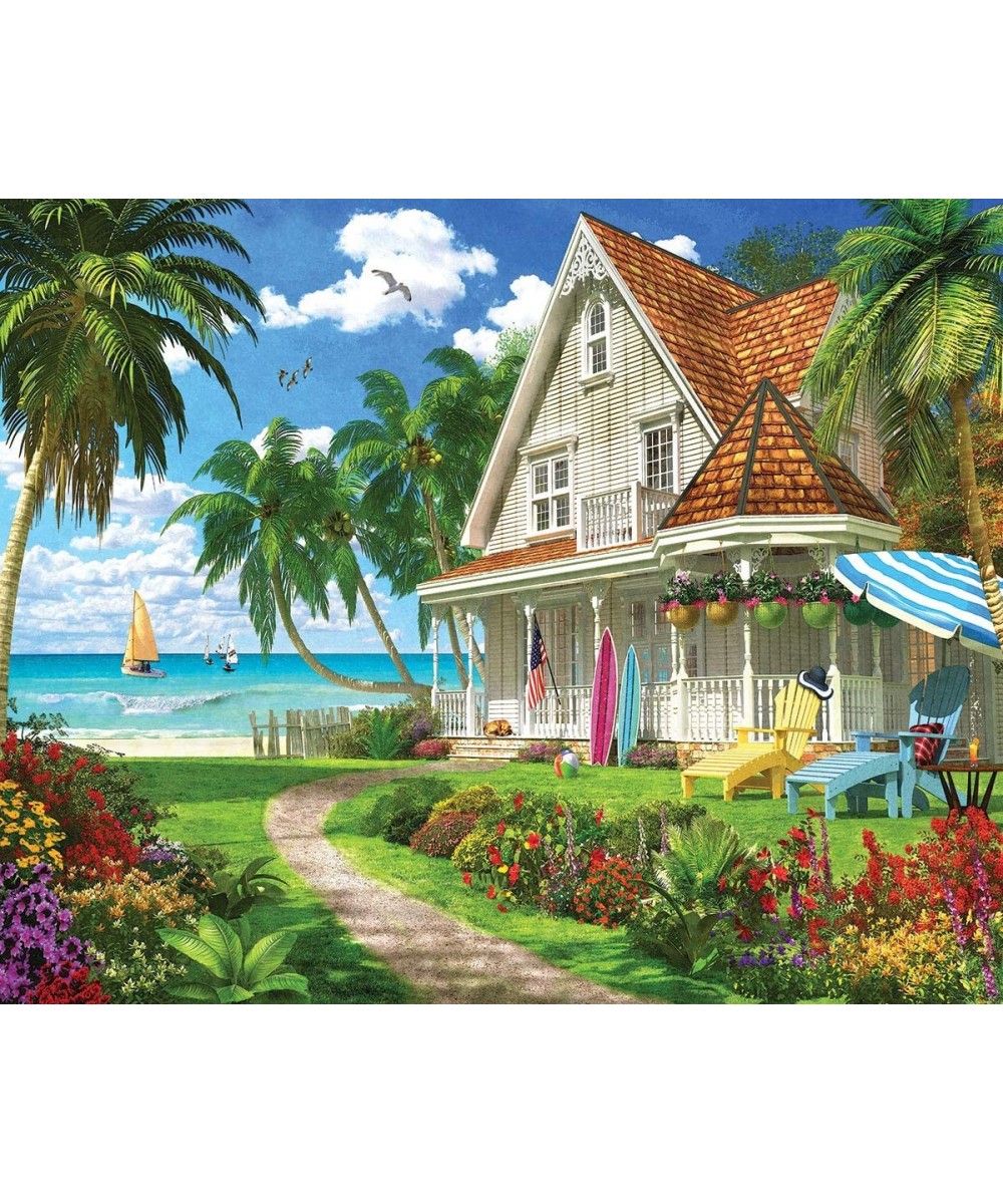 Beach House - 1000 Piece Jigsaw Puzzle $33.31 - Jigsaw Puzzles