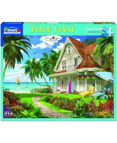 Beach House - 1000 Piece Jigsaw Puzzle $33.31 - Jigsaw Puzzles