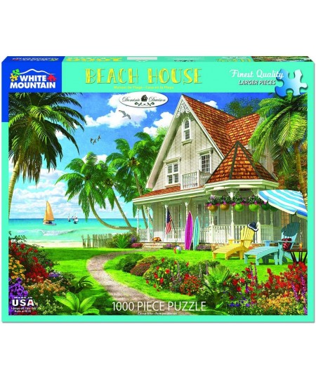 Beach House - 1000 Piece Jigsaw Puzzle $33.31 - Jigsaw Puzzles