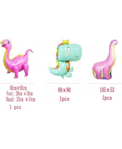 Pink Three Dino Rex Birthday Party Decorations Dinosaur 3rd Birthday Décorations Three inspired Rex Birthday Party Supplies i...