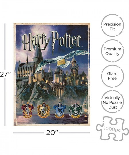 Harry Potter Puzzle Hogwarts Castle (1000 Piece Jigsaw Puzzle) - Officially Licensed Harry Potter Merchandise & Collectibles ...