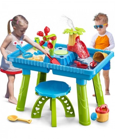 Kids Sand Water Table for Toddlers - Beach Toys Activity Sensory Play Table Beach Sand Toys Outdoor Toys for Toddlers 3-5 Wat...